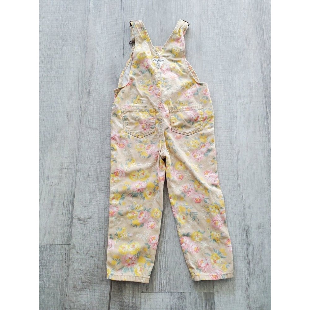 OshKosh B’Gosh Overalls , floral , Multiple colors, 3T Girls, EUA - Picture 2 of 5